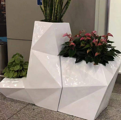 广州绿植租摆 几何形特大型绿植组合盆栽